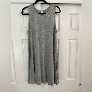Tank top swing dress. Heathered grey. Old navy. Size large